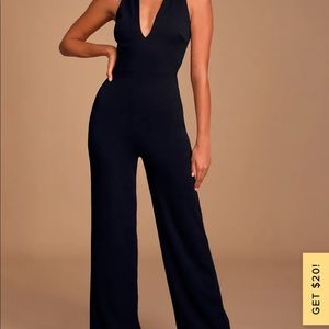 Lulu’s thinking out loud black jumpsuit